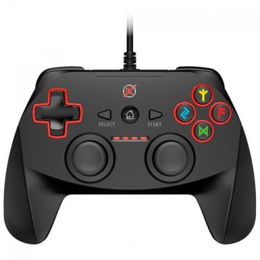 Imagem de Controle Gamer Kalkan Dagaz, USB, Preto