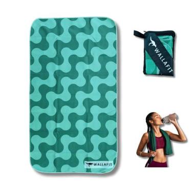 Imagem de Toalha De Microfibra Natação Sport Wallafit, Verde