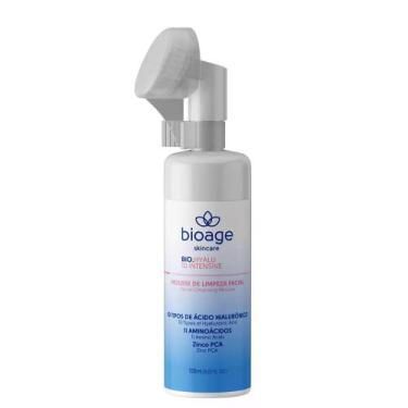 Imagem de Mousse De Limpeza Facial 10 Tipos Ácido Hialurônico - Bioage