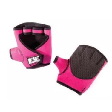 Imagem de Luva Academia Neoprene com Polegar cor Rosa Proteção Mão - Pentágono, 
