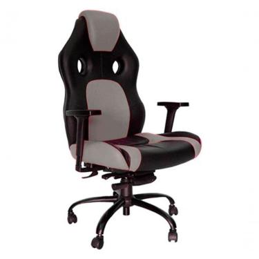 Imagem de Cadeira Gamer Para Escritório Linha Gamer Racing Cinza Claro
