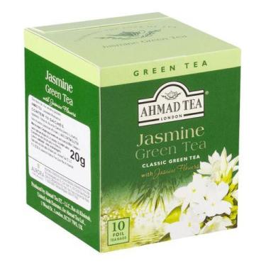 Imagem de Chá Verde Jasmine Romance Ahmad Tea London Caixa 20g 10 Unidades