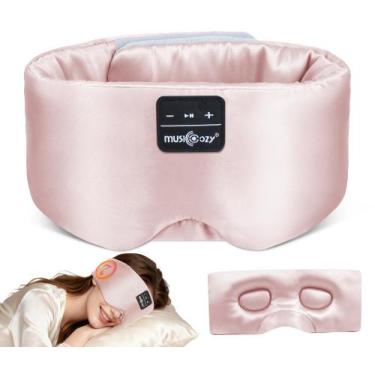 Imagem de Máscara de Dormir MUSICOZY Bluetooth 5.4 de Seda Sem Fio