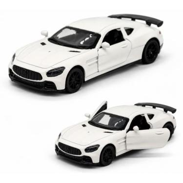 Imagem de Miniatura de carro esportivo AMG GT em metal com 12 CM Cor:Branco - Ge