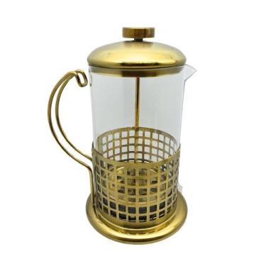 Imagem de Cafeteira Prensa Francesa Dourada 800ml Fineza
