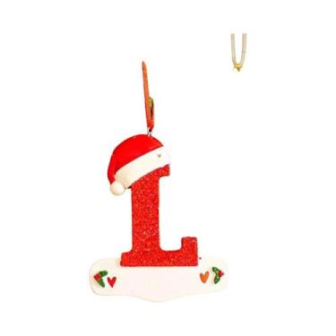 Imagem de Decoração De Árvore De Natal Com 26 Letras Em Acrílico DIY, Ornamento 