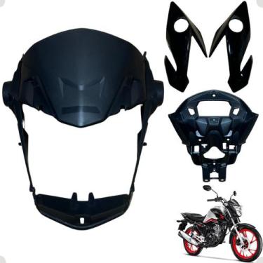 Imagem de Kit Frente Frontal do Farol Titan 160 Modelo 2022 / Máscara Aranha do 