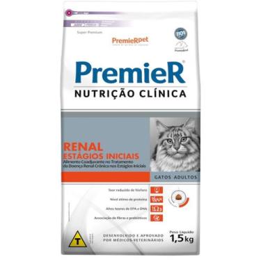 Imagem de Raçao Premier Nutriçao Clinica Gatos Renal Estagios Iniciais 1,5 kg - 