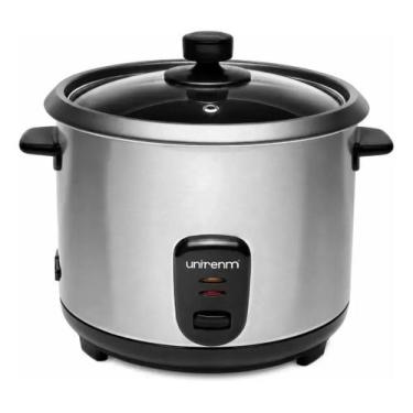 Imagem de Panela De Arroz Elétrica Unitermi 10 Xicar Inox Antiaderente INOX, 220