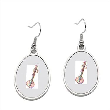 Imagem de Brinco Sitar – Brincos pendentes para meninas – Presente de festa de aniversário dos namorados