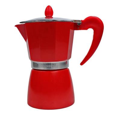Imagem de Cafeteira Expresso tipo Italiana 9 Xícaras Vermelha