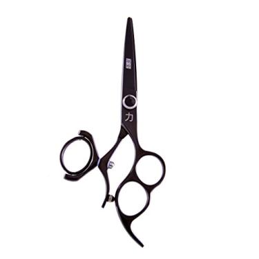 Imagem de ShearsDirect Tesouras profissionais para salão de beleza/barbeiro, preto