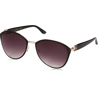 Imagem de Jessica Simpson Women's J5329 Ox Non-Polarized Iridium Cateye Sunglasses, Black, 70 mm
