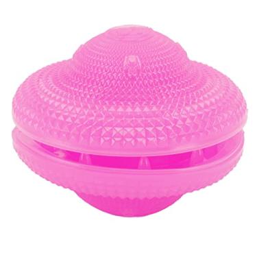 Imagem de Zerodis Brinquedos de dentição de quebra-cabeça de cachorro, brinquedo de dentição de mastigar de cachorro durável bola de trem complicada interativa, alimentador de comida para animais de estimação, alimentador de trem de mastigar, bola saudável de exercício jogo de treino bola de