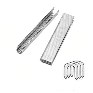 Imagem de Grampos em U Senrise de 12 mm grampos pesados pregos padrão universal para decoração, carpintaria e móveis, quadros de notas, HA2485, Prata, 12mm