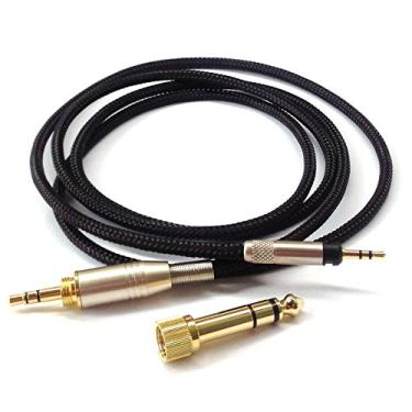 Imagem de NewFantasia Cabo de Áudio de Substituição de 1,5 m para Fones de Ouvido Audio Technica ATH-M50x / ATH-M40x / ATH-M70x / ATH-M60X
