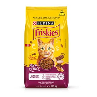 Imagem de Purina Friskies Ração Gatos Castrados Friskies Mix De Carne 10 1Kg