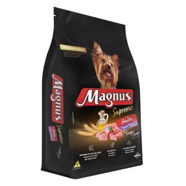Imagem de Ração Magnus Supreme Frango e Cereais para Cães Adultos Pequeno Porte - 15 Kg