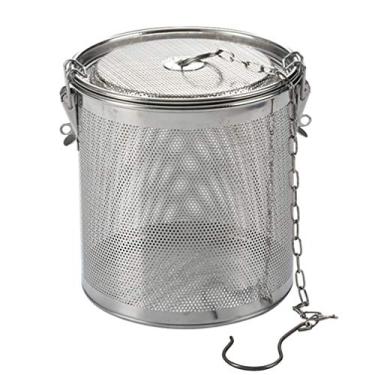 Imagem de 1 Unidade Cesta De Separação De Temperos De Sopa Filtro De Chá De Metal Filtro De Coador De Chá Infusor De Chá De Folhas Soltas Coador De Temperos Aço Inoxidável Base De Sopa