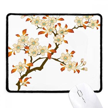 Imagem de Tapete de borracha para jogos de parede com estampa de folhas e flores