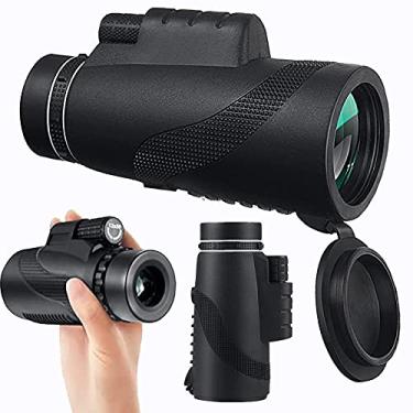 Imagem de 2021 Mais novo telescópio monocular HD BAK4 prisma 12 x 50 prisma BAK4 Telescópio monocular à prova d'água com tripé adaptador de smartphone