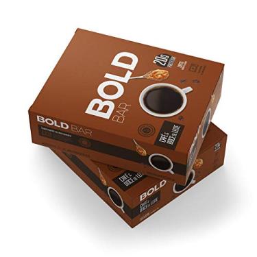 Imagem de BOLD BAR - Barra de proteína (0% açúcar, 18 g proteínas, sem glúten) - 12 unidades x 60g (CAFÉ COM DOCE DE LEITE)