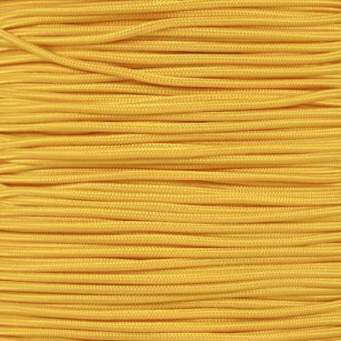 Imagem de Craft County Paracorde de resistência à tração de 125 kg, 30 metros, amarelo - núcleo de nylon de 5 fios