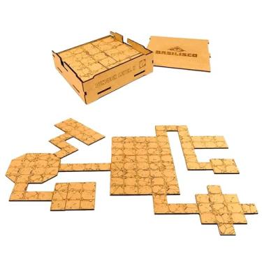 Imagem de Mercado RPG Kit Dungeon Level 2 Grid Modular em MDF Grid de Batalha RPG