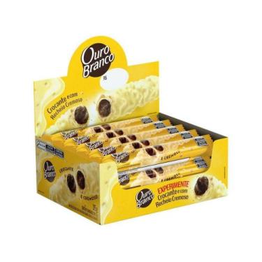 Imagem de Wafer Recheado Chocolate Branco Stick Lacta 25G - 15 Unidades