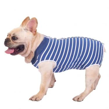 Imagem de Macacão de cachorro para cirurgia feminina - camisa de recuperação para machos fêmeas cães gatos terno de recuperação de incontinência leve feminino - camisa de recuperação para homens e mulheres