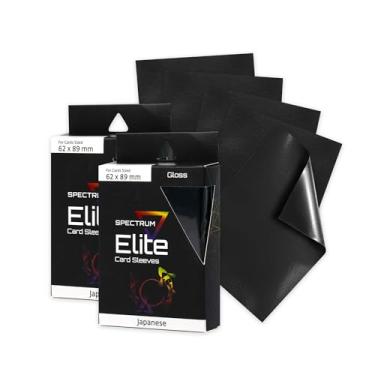 Imagem de BCW Capas para cartas Spectrum Elite Deck Guard – Pacote com 2 – 120 capas | Tamanho pequeno para cartas japonesas | Capas protetoras para cartas pequenas (não para MTG) | Durável e elegante