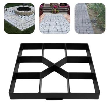 Imagem de Forma Molde Calçada Jardim Bloquete Concreto Pedras - Easypiso (Forma B)
