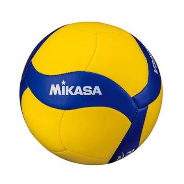 Imagem de Bola De Voleibol Mikasa V370w Amarelo E Azul - Padrão Fivb - Ref Mk000