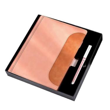 Imagem de Caderno A5 Business Flipped Sub Binder Removível Página Interna Minimalista Caderno Rosa (caixa A5)