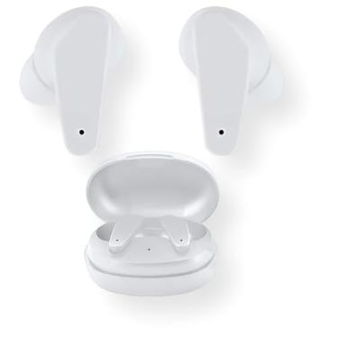 Imagem de Generic Fones de ouvido sem fio Sentry HPXBTA105 verdadeiros, brancos; cancelamento de ruído ativo; microfone embutido; botões de controle de toque; almofadas auriculares extra macias