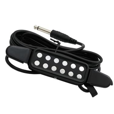 Imagem de Deevoka Pré-amplificador de captadores de som do transdutor elétrico acústico do captador de guitarra para clássico