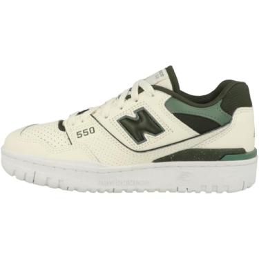 Imagem de New Balance Tênis feminino 550, Verde/Bege, 34