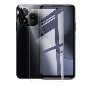 Imagem de AQGGIIXY [1 unidade] para BLU Bold K10 (6,60 polegadas), película de tela de vidro temperado de dureza 9H, antiarranhões, sem bolhas, película protetora para BLU Bold K10