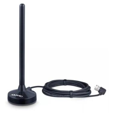 Imagem de Antena Digital Interna Com Cabo 2,5M Aquário Design Moderno - Envio em
