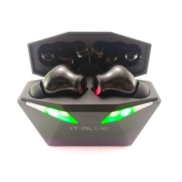 Imagem de Fone de Ouvido Bluetooth Gamer In-Ear Wirelles 5.0 It Blue