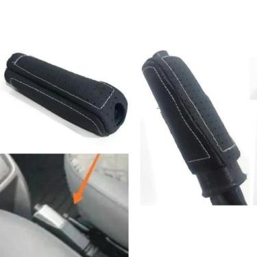 Imagem de Capa Couro Manopla Freio De Mão Fiat Idea Adventure Locker - Tunning C