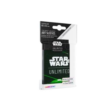 Imagem de    Gamegenic Star Wars Unlimited Art Sleeves Card Back Green - Galápag