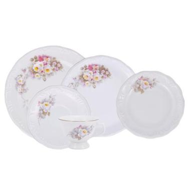 Imagem de Aparelho de Jantar e Chá Porcelana Schmidt 20 Peças - Dec. Vitoria 039