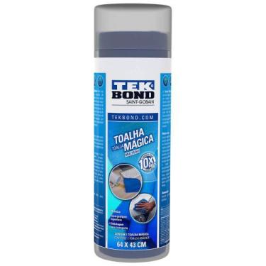 Imagem de Toalha Mágica Multiuso Azul 64X43cm Tekbond TOM8461