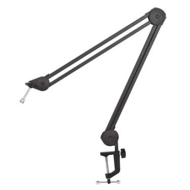 Imagem de Pedestal Articulado Haste Flexível Microfone Sm7B Preto - Aj Som Acess