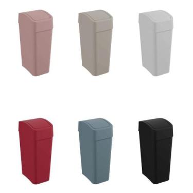 Imagem de Lixeira com Tampa Basculante Astra LTB2, ROSE