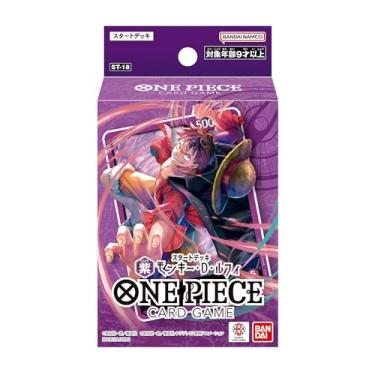 Imagem de BANDAI One Piece Card Game Start Deck Purple Monkey D. Luffy ST-18 - Baralho de Cartas - Jogo de Cartas - 50 Cartas - Unissex - Idade Mínima: 216 Meses