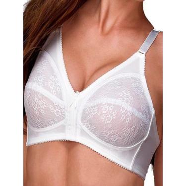 Imagem de Sutiã Sustentação Colonial Demillus 61383/78383 Taça B, Branco, 50