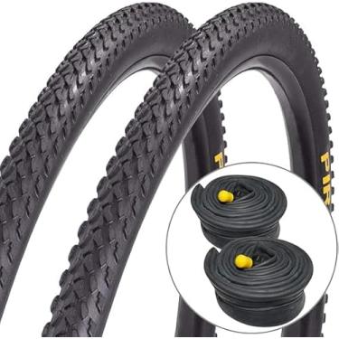 Imagem de Par Pneu Para Bicicleta MTB Aro 26x2.0 (50-559) Pirelli Scorpion + 2 Câmaras Aro 26 Pirelli.