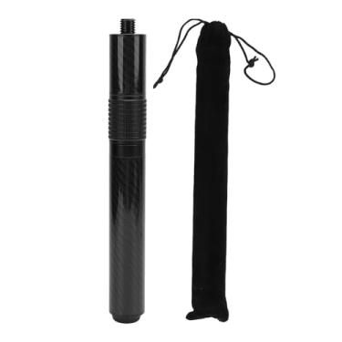 Imagem de Extensão da Piscina para Peri, Extensão da Piscina para Peri 10-14 Polegada Extensão Telescópica do Bilhar da Liga de Alumínio da Fibra do Carbono Com Amortecedor